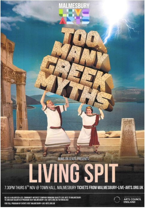 Malmesbury Live Arts - Too Many Greek Myths